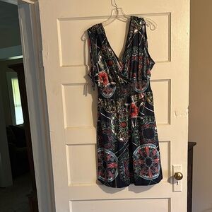 Stylish Multicolor Sleeveless Dress